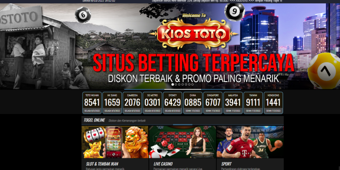 pasang togel online