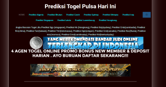 Prediksi Togel Pulsa Hari Ini