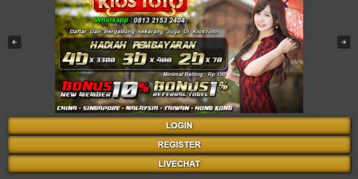 Tempat Pasang Togel