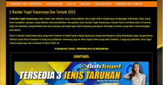 tempat pasang togel online