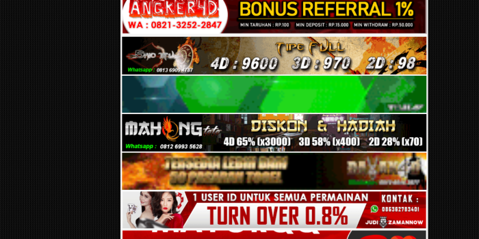 tempat pasang togel online