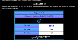 Live Draw Singapore