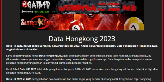 data hk 2023