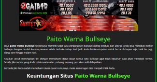 paito warna bullseye