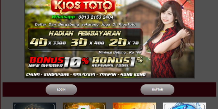 tempat pasang togel